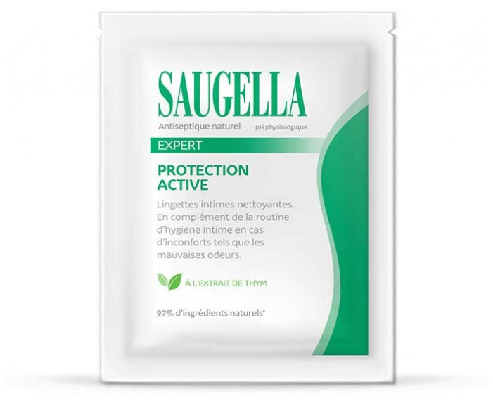 Saugella Antiseptic Intimreinigungstücher natürlich x10