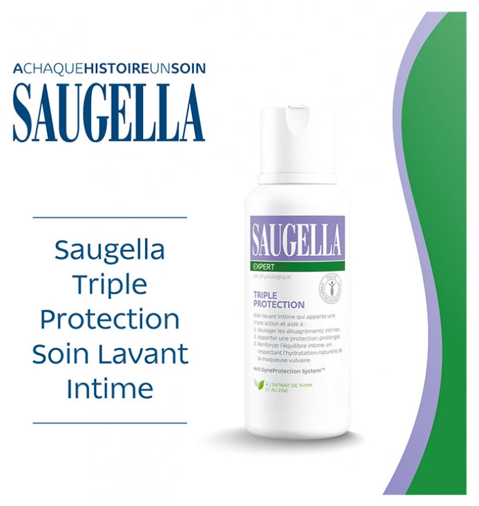 Saugella Triple protection intimate wash intimate discomfort 2 x 250 ml (8.45fl oz)