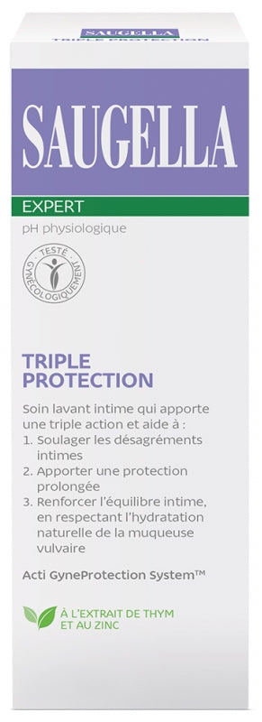 Saugella Intimate cleansing Care Triple protection 250ml (8.45fl oz)
