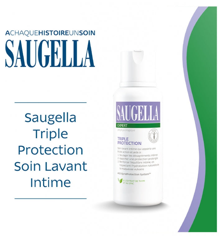 Saugella Intimate cleansing Care Triple protection 250ml (8.45fl oz)