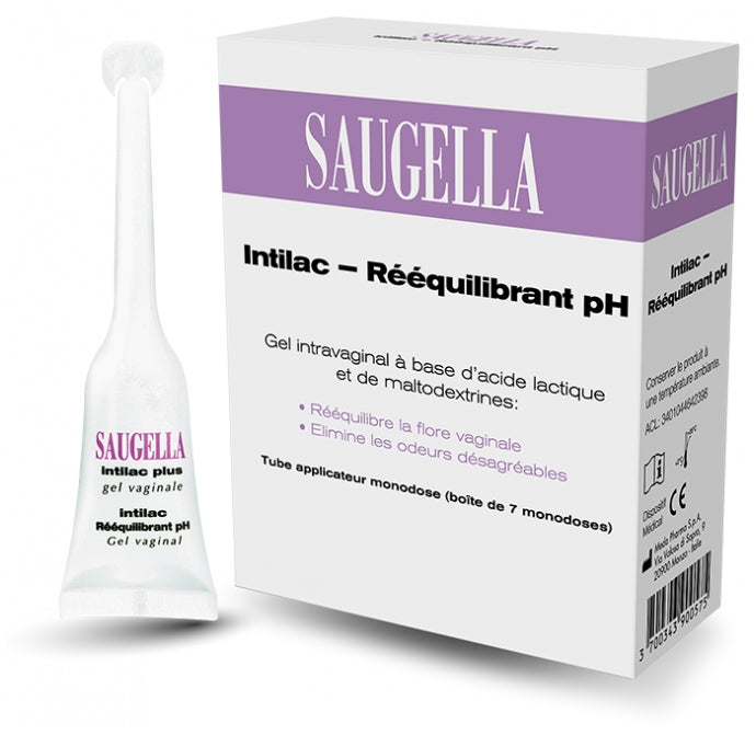 Saugella Intilac Intilacrebalancing Ph 7 Single Doses Rééquilibrant pH 7 Monodoses