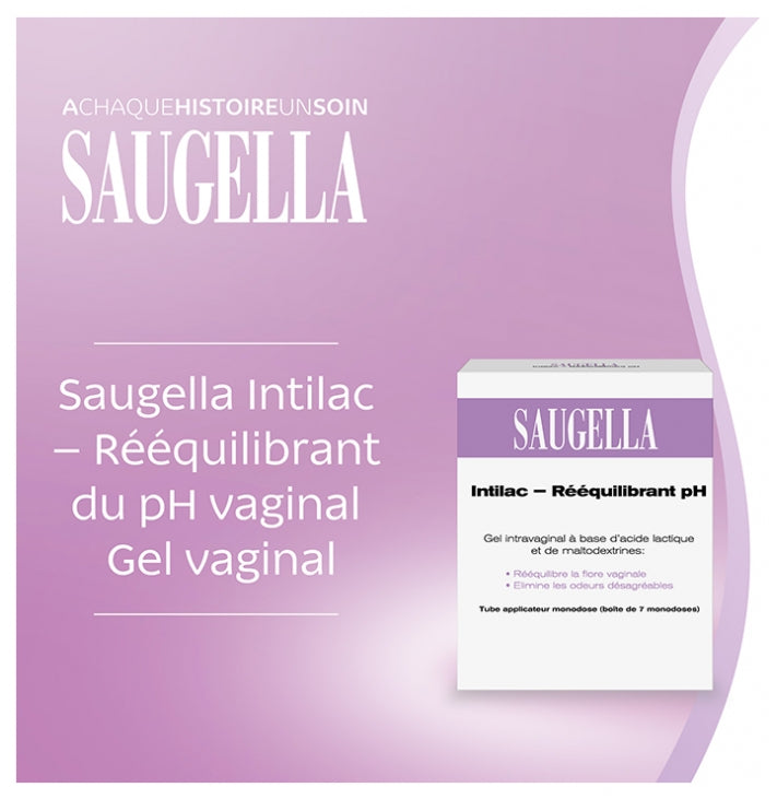 Saugella Intilac Intilacrebalancing Ph 7 Single Doses Rééquilibrant pH 7 Monodoses