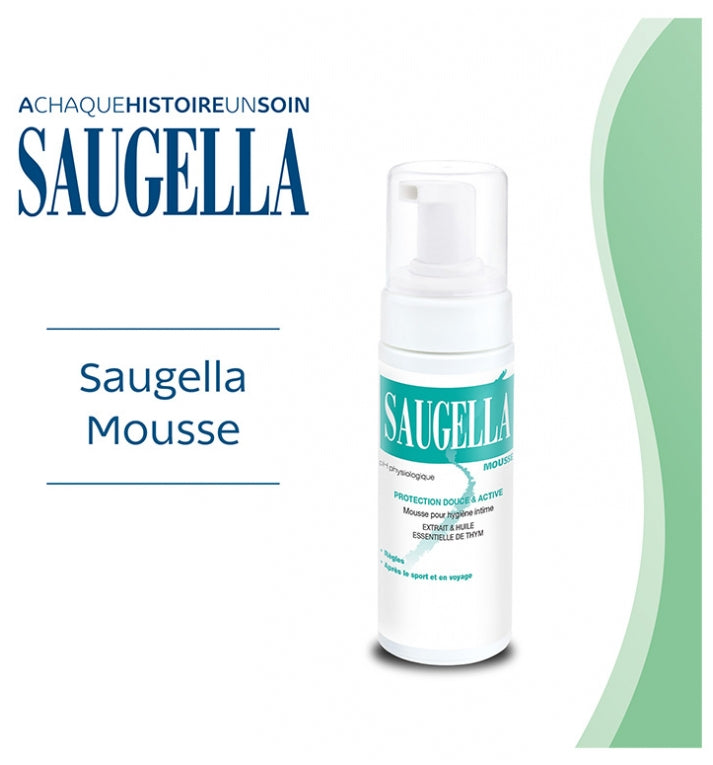 Saugella Intimate Mousse d’hygiène intime, protection douce mais efficace 150ml