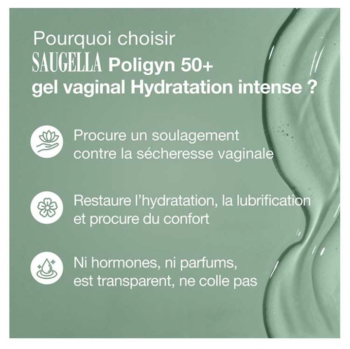 Saugella Poligyn Intense Hydration Vaginal Gel 50+ 7 x 4