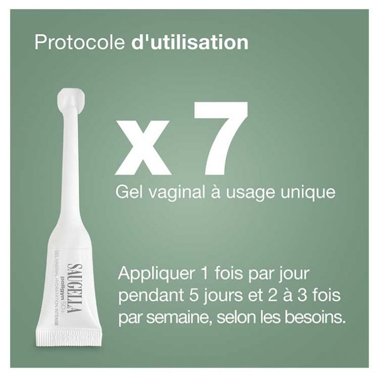 Saugella Poligyn Intense Hydration Vaginal Gel 50+ 7 x 4