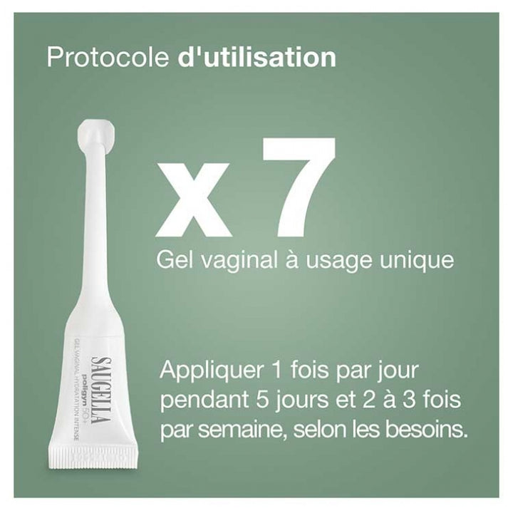 Saugella Poligyn Intense Hydration Vaginal Gel 50+ 7 x 4