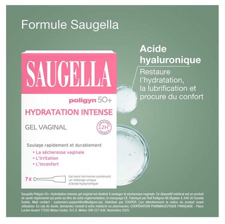 Saugella Poligyn Intense Hydration Vaginal Gel 50+ 7 x 4