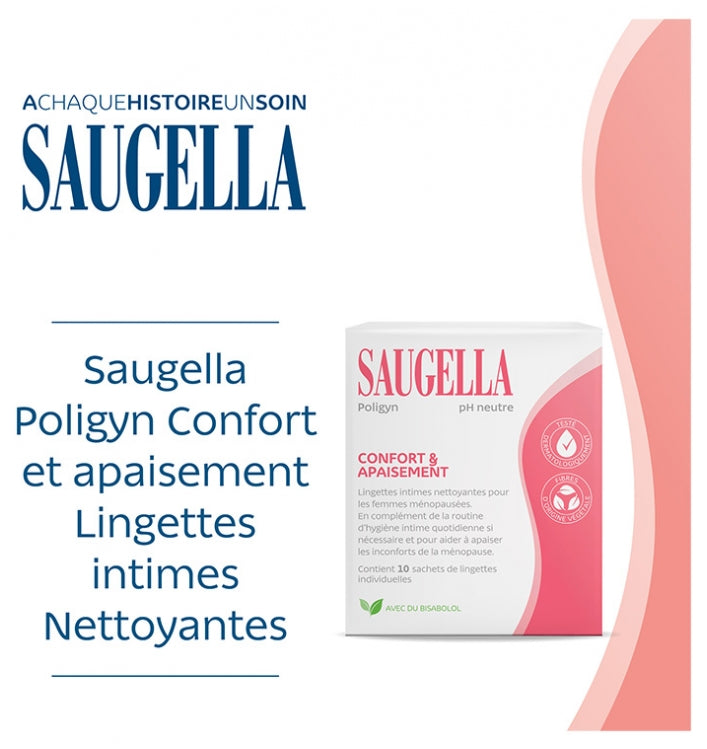 Saugella Poligyn Intima Wipes x10