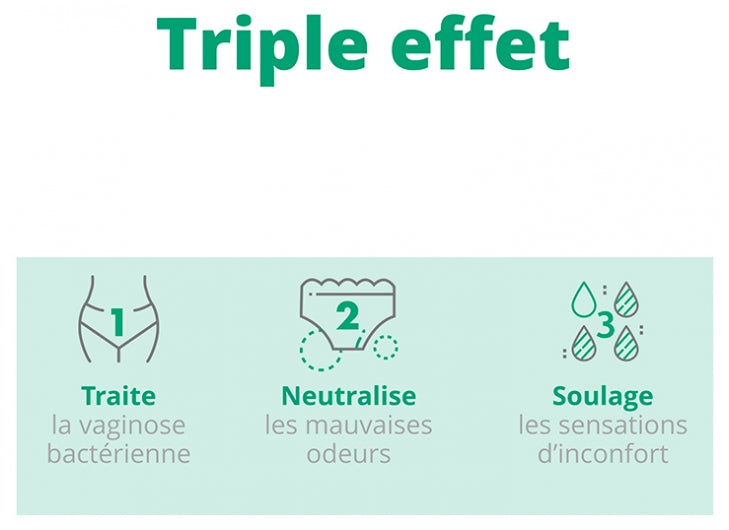 Saugella Triple Effect Gel Trattamento della vaginosi batterica 7 tubetti applicatori