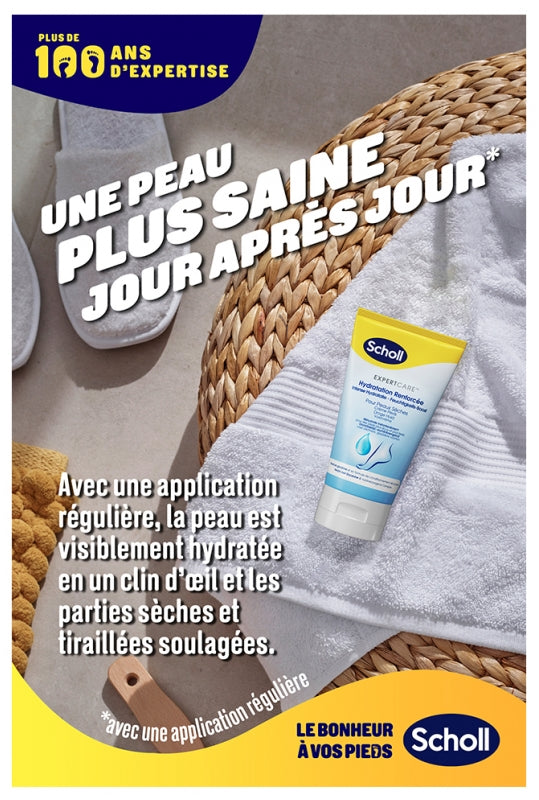 Scholl Expert Care Creme para os pés de hidratação intensiva para pele seca 150 ml