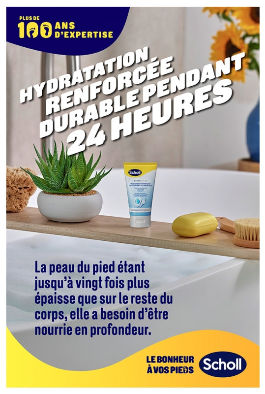 Scholl Expert Care Creme para os pés de hidratação intensiva para pele seca 150 ml