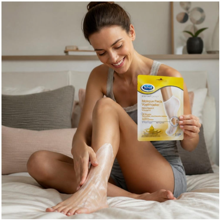 Scholl Maschera Nutriente per Piedi all'Olio di Argan 1 Pair