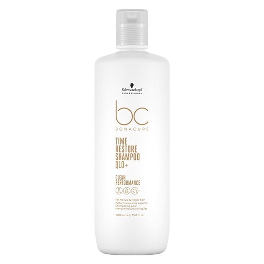 Schwarzkopf Professional BC Bonacure Time Restore Shampoo for Mature Hair 1L (33.81fl oz) - FrenchBeautyHub