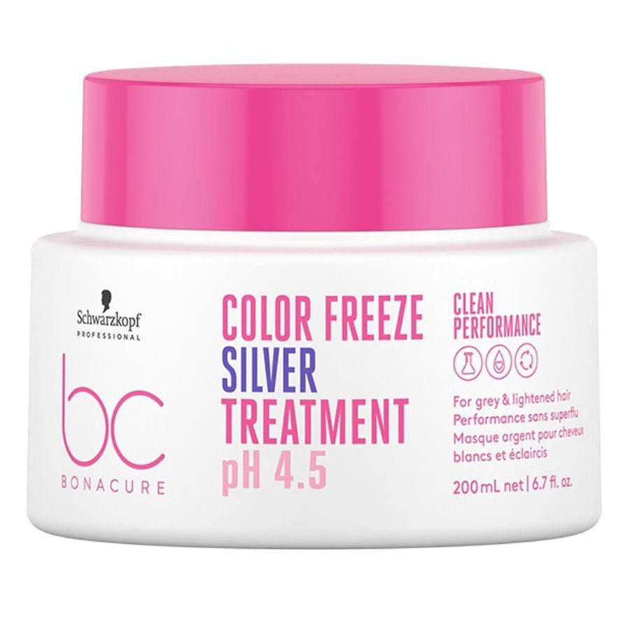 Schwarzkopf Professional PH 4.5 Color Freeze Masks BC Bonacure White and lightened hair 200ml (6.76fl oz) - FrenchBeautyHub