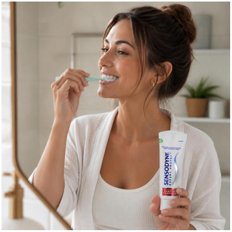 Sensodyne Pasta dental de menta para encías y dientes sensibles 75ml