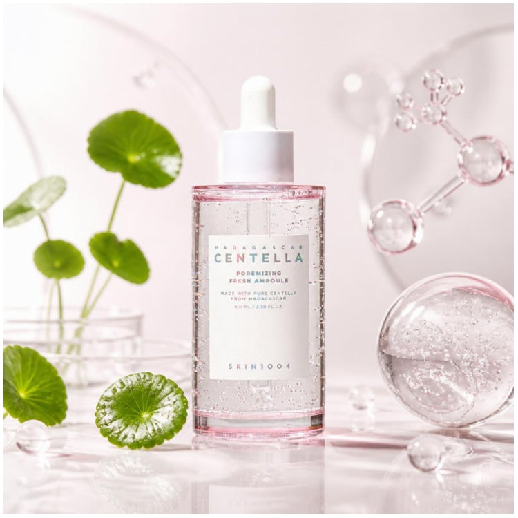 Skin1004 Madagascar Centella Ampoule fraîche hydratante pour le visage, affine les pores 100 ml