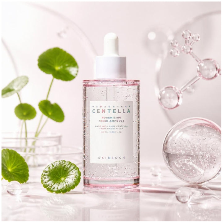 Skin1004 Madagascar Centella Ampoule fraîche hydratante pour le visage, affine les pores 100 ml