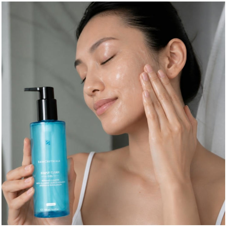 Skinceuticals Simply Clean Gel de Limpeza Esfoliante Enzimático 195ml