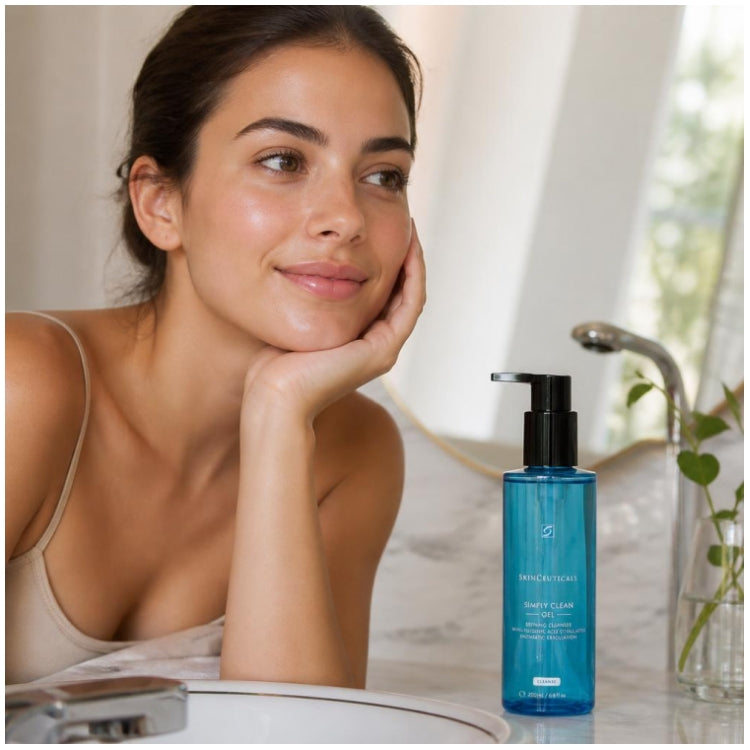 Skinceuticals Simply Clean Gel de Limpeza Esfoliante Enzimático 195ml