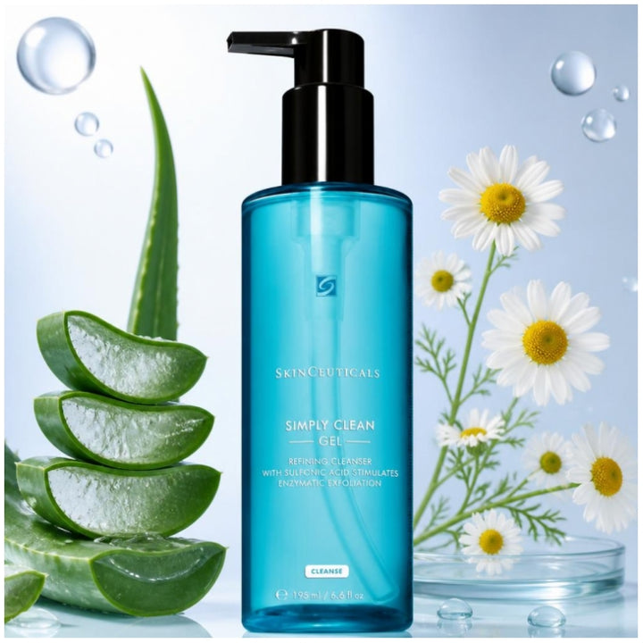 Skinceuticals Simply Clean Gel de Limpeza Esfoliante Enzimático 195ml