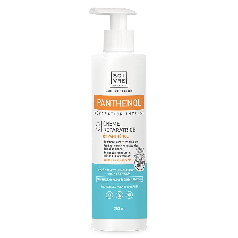 Soivre Cosmetics Panthenol Intense Repairing Cream With Panthenol 250ml (8.45fl oz) - FrenchBeautyHub