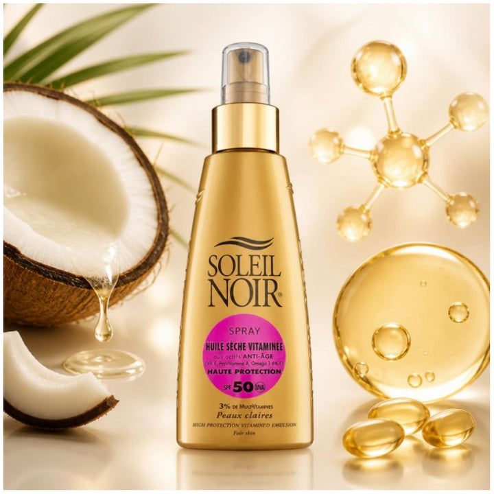 Soleil Noir Dry Oil With Vitamins Spf 50 - 150ml (5,07fl oz)