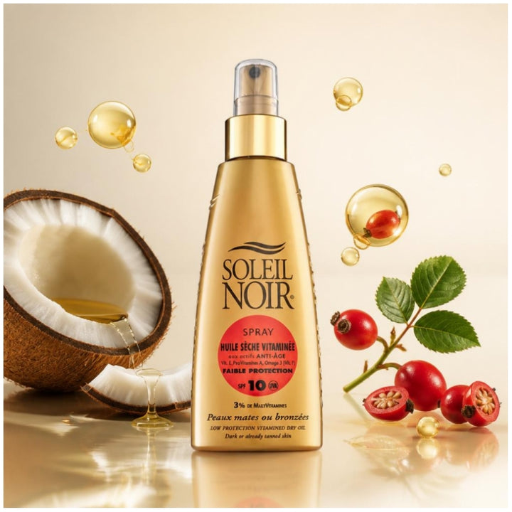 Soleil Noir Dry Oil Spray Spf10 - 150ml (5,07fl oz)