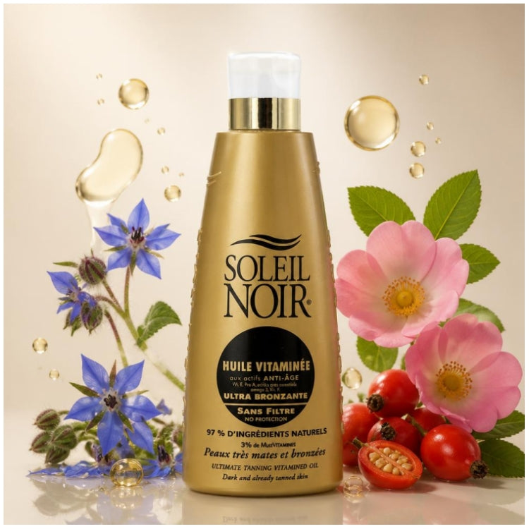 Soleil Noir N¡12 Ultra-Bräunungsöl mit Vitaminen 150ml