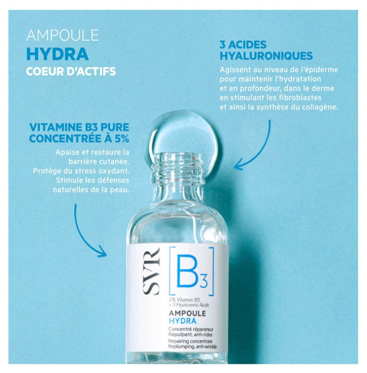 SVR Ampoule [B3] Hydra Repairing Concentrate 30ml (1.01fl oz)