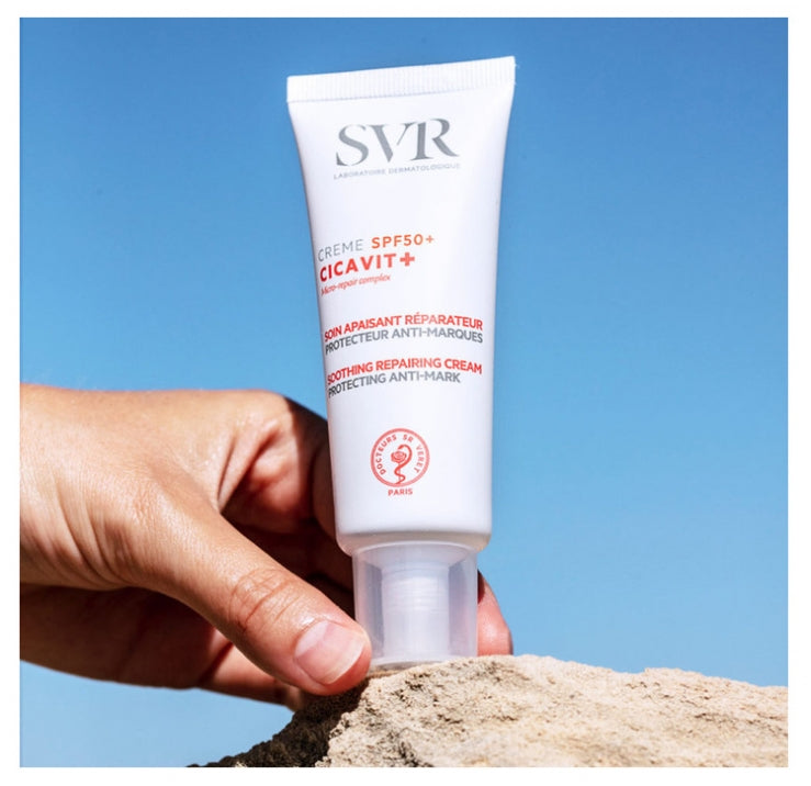 SVR Cicavit+ Cuidado calmante, reparador y protector anti-marcas SPF50+ 40ml