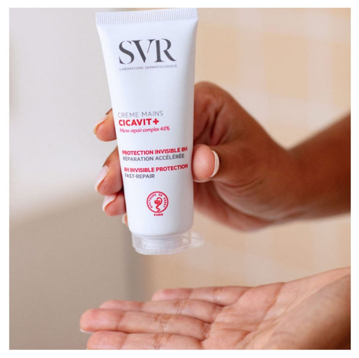 Svr Cicavit+ Crema de manos Protección Invisible 8h 75g
