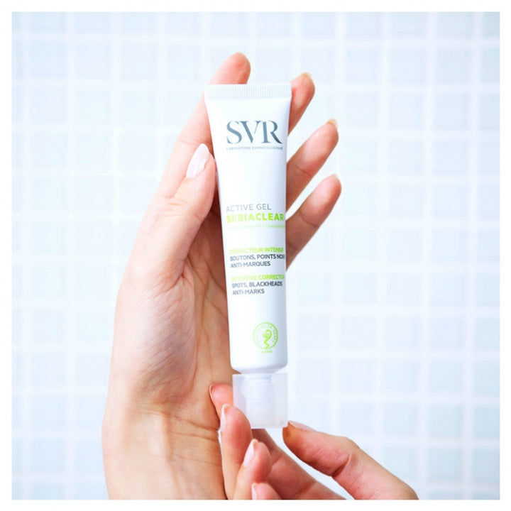 SVR Sebiaclear Active Gel 40ml (1.35 fl oz) with Gluconolactone 14% + Niacinamide 4%