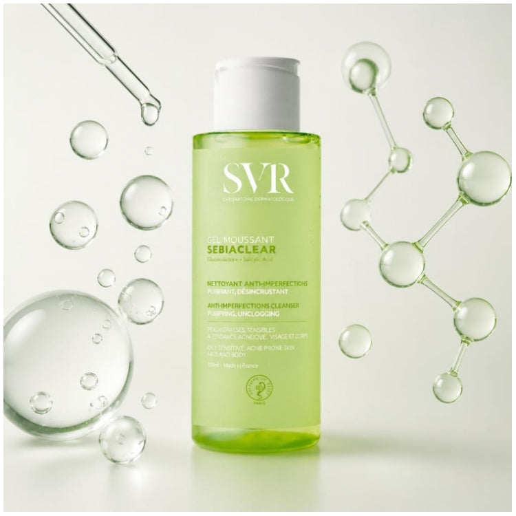 Svr Sebiaclear Anti-imperfection cleansing foam gel 100ml (3.38 fl oz)