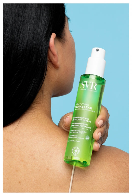 SVR Sebiaclear Spray Corpo Levigante Anti-Imperfezioni Anti-Macchie 150ml