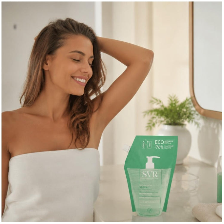 Svr Spirial Gel douche déodorant recharge 24h 400ml