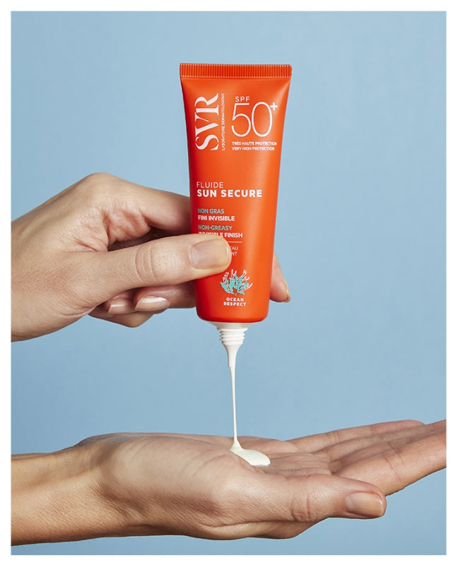 SVR Sun Secure Fluido solar de toque seco SPF50+ con acabado invisible 50ml