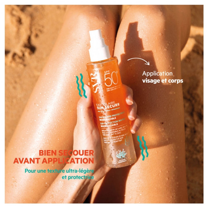 Svr Sun Secure Biodegradable Protective Sunscreens Water SPF50 200ml (6.76fl oz)