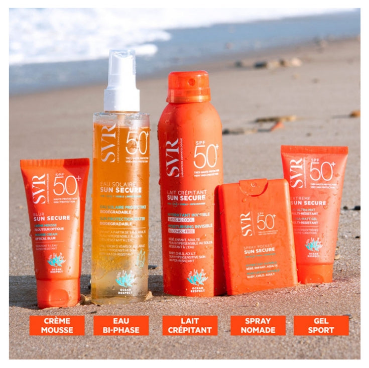 SVR Sun Secure Blur Crema facial SPF50+ para piel sensible 50ml