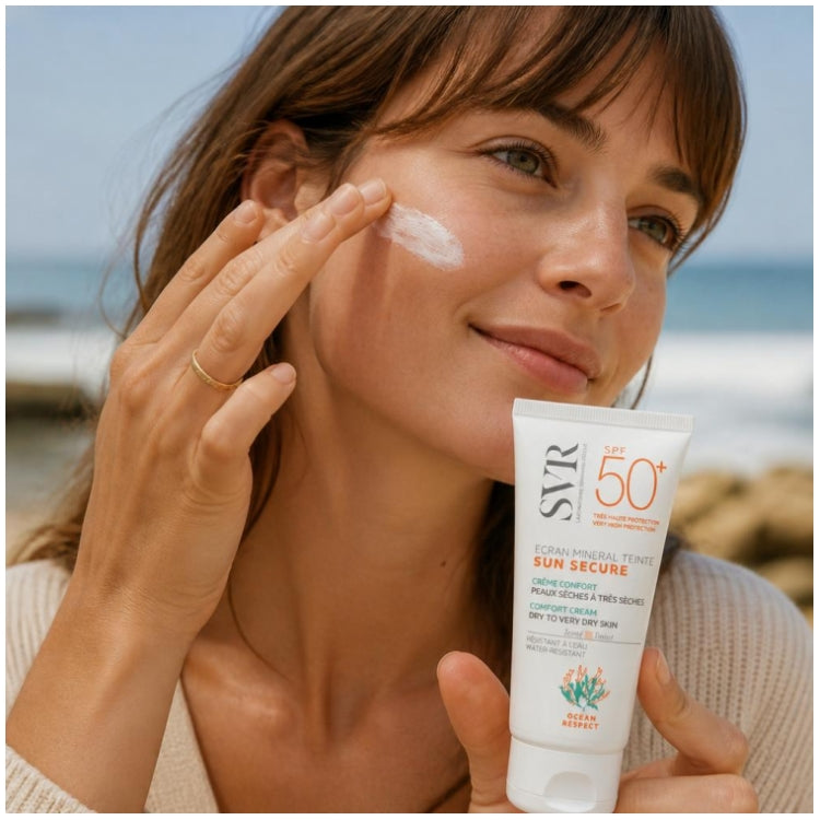Svr Sun Secure Protezione solare minerale colorata per pelli da secche a molto secche SPF50+ 50ml