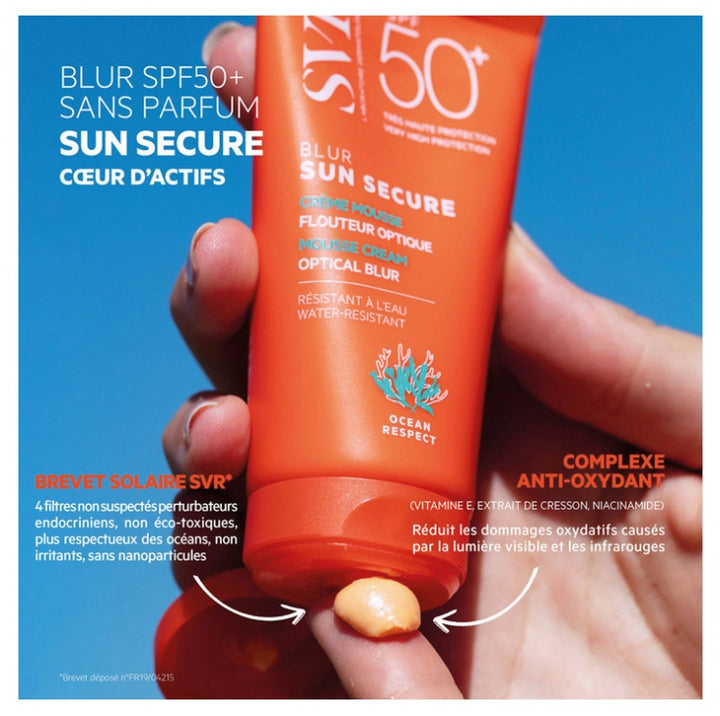 SVR Sun Secure Blur واقٍ من الشمس غير معطر SPF50+ 50ml