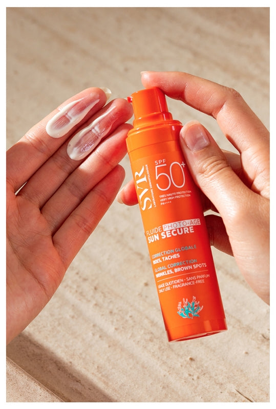 Svr Sun Secure Photo-Age واقٍ شمسي سائل SPF50+ 40ml