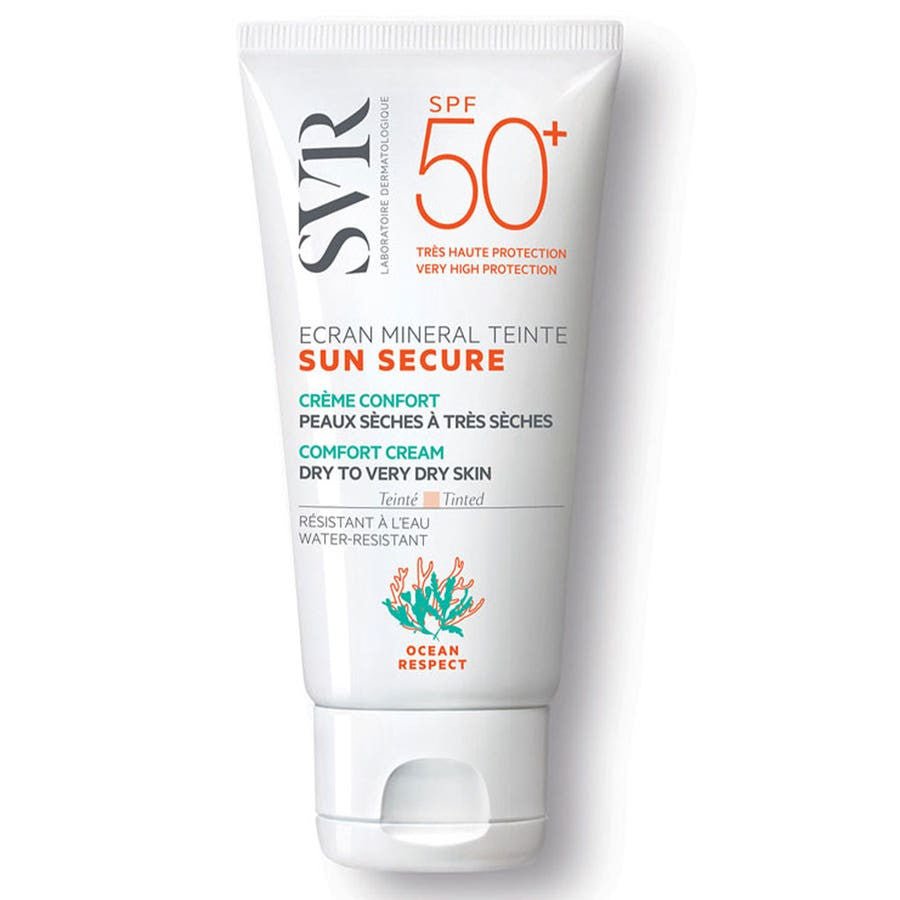 Svr Sun Secure Tinted Mineral Sunscreen Dry To Very Dry Skins Spf50+ 50ml (1.69fl oz) - FrenchBeautyHub