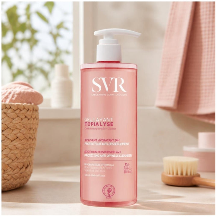SVR Topialyse Gel Detergente per Pelli Secche e Sensibili 400ml