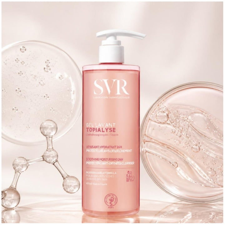 SVR Topialyse Gel Detergente per Pelli Secche e Sensibili 400ml