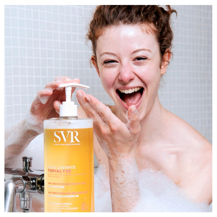 SVR Topialyse Aceite limpiador relipidizante antipicor para piel sensible 1L