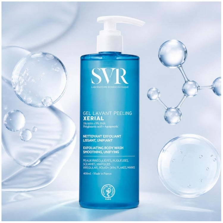 Svr Xerial جل تنظيف مقشر 400ml