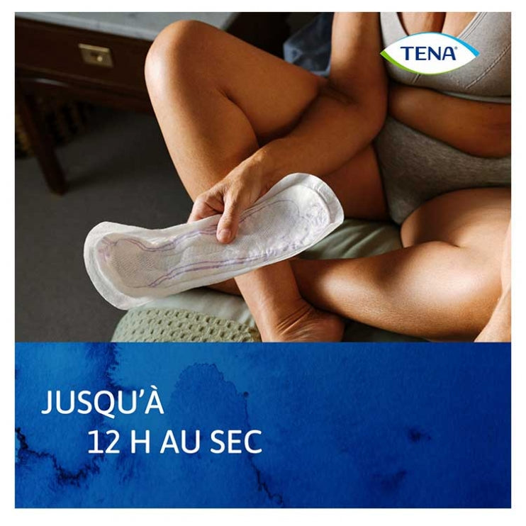 Tena Discreet فوط لضعف التحكم بالمثانة الخفيف Maxi x12