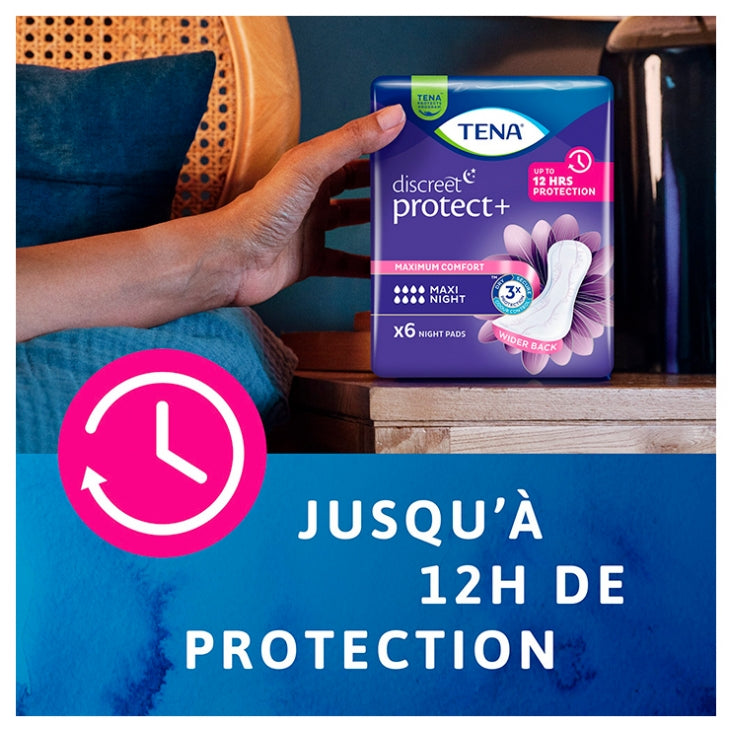 Tena Discreet Maxi Night Special Night Towels x12