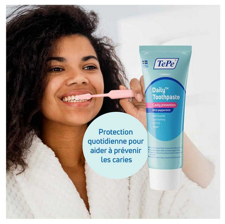 Tepe Daily Pasta dentífrica con flúor desde los 7 años sabor a menta 75ml