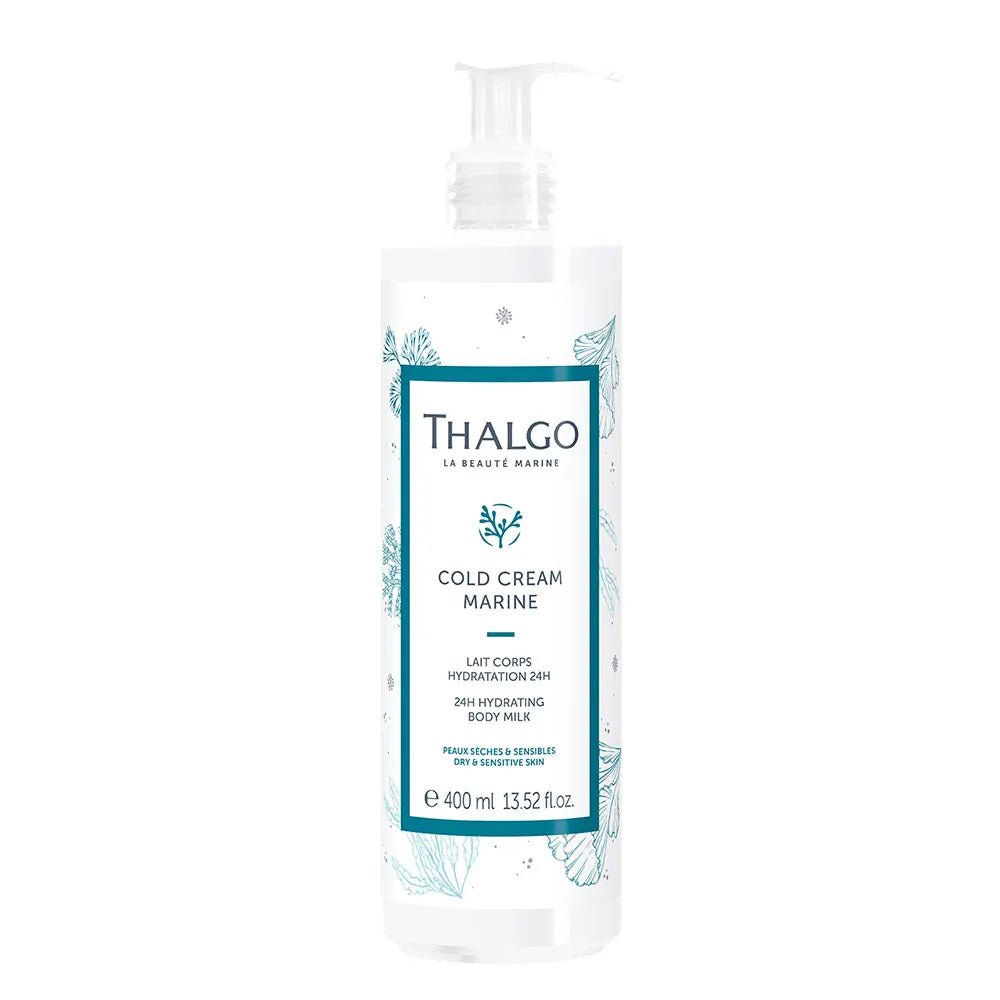 Thalgo Cold Cream Marine 24H Hydration Body Lotion Dry and Sensitive Skin 400ml (13.52fl oz) - FrenchBeautyHub